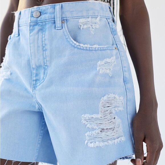 Urban Outfitters BDG dropped rise distressed denim shorts size 27 NWT - Picture 10 of 12